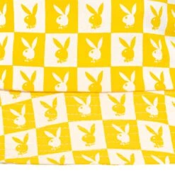 Tile Print Bucket Hat 10 Tile Print Bucket Hat -Best Clothing Store Playboy Tile Print Bucket Hat yellow 02