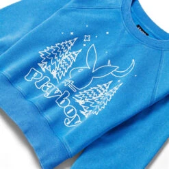 Women's Vintage Raglan Crewneck Sweatshirt -Best Clothing Store Playboy Vintage Raglan Marina 03