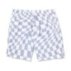 Men's Wavy Checker Basketball Shorts 2 Men's Wavy Checker Basketball Shorts -Best Clothing Store Playboy Wavy Basketball Short 01