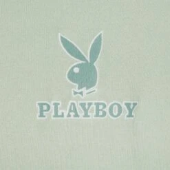 Women's Classic Crewneck -Best Clothing Store Playboy Womens Classic Crewneck Mint Green 03