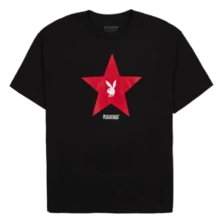 Playboy X Pleasures Connect T-Shirt Black -Best Clothing Store PlayboyxPleasuresConnectT ShirtBlack 3