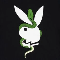 Playboy X The Great Frog Hoodie -Best Clothing Store PlayboyxTGFEntwinedHoodieBlackBackDetail badac576 6512 4735 ba4c f3d58f48e1e3