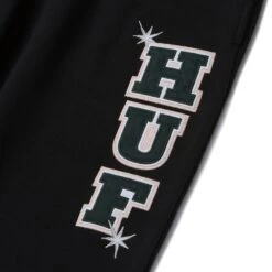 Playboy X HUF Rabbit Head Sweatpants -Best Clothing Store RABBIT HEAD FLEECE PANT BLACK PT00233 BLACK 02