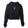 Tokyo Rabbit Head Cropped Hoodie Black -Best Clothing Store RabbitHeadcrophoodBlack 90bed373 9fe1 41fe 8c47 77fabc529619