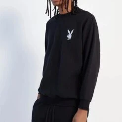 PB Rocky Point Crewneck Black -Best Clothing Store RockyPointCrewNeckSweatshirtpic2