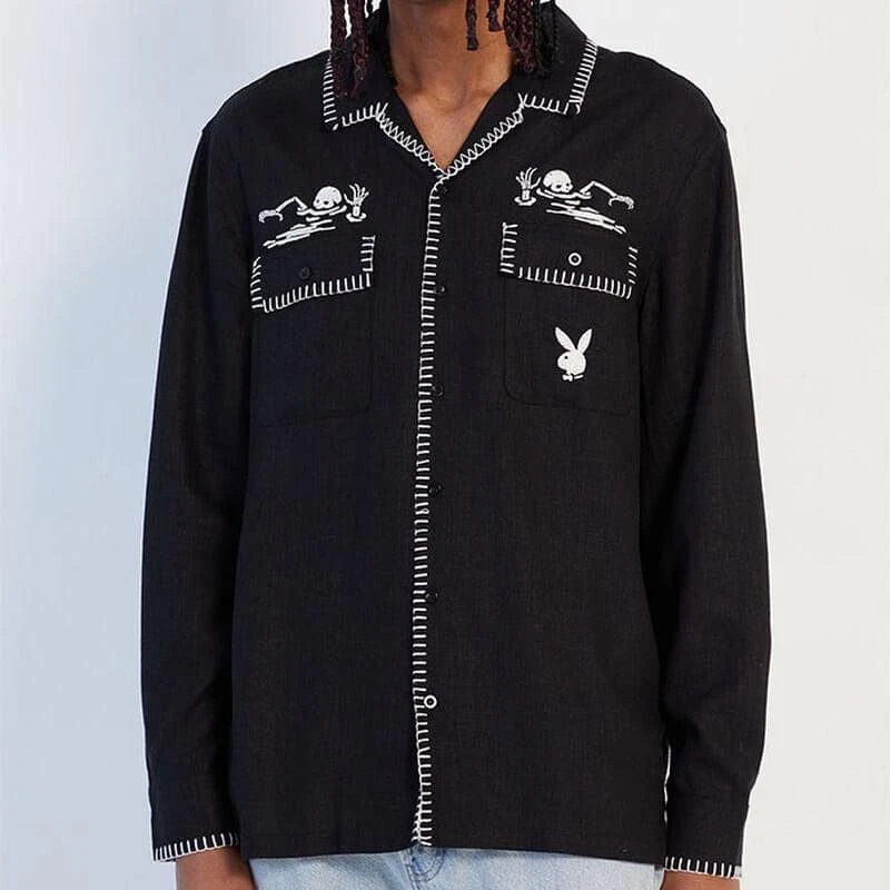 Locals Only Long Sleeve Black Tee 4 Locals Only Long Sleeve Black Tee - Image 2