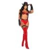 Playboy Buckaroo Cowgirl - 5pcs Set -Best Clothing Store playboy buckaroo cowgirl front