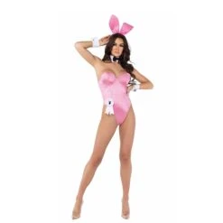 Playboy Bunny - 8pcs Set -Best Clothing Store playboy bunny costume pink front