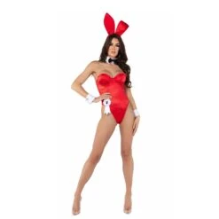 Playboy Bunny - 8pcs Set -Best Clothing Store playboy bunny costume red front