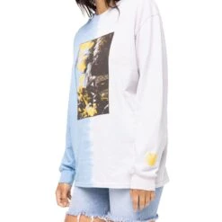 February 2019 Playmate Megan Moore Dip-Dye Long Sleeve -Best Clothing Store playboy dip dye long sleeve february 2019 cover v01229