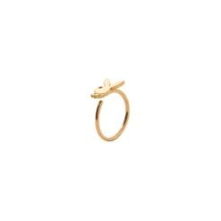 Rabbit Head Nose Ring 21 Rabbit Head Nose Ring -Best Clothing Store rabbit head nose ring gold 3