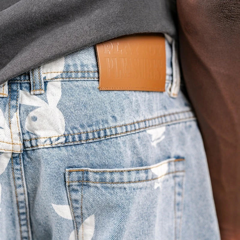 Playboy X Pleasures Scatter Denim Pants 9 Playboy X Pleasures Scatter Denim Pants - Image 7